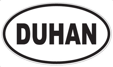 DUHAN - Oval Sticker