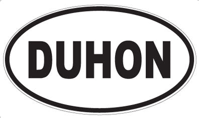DUHON - Oval Sticker