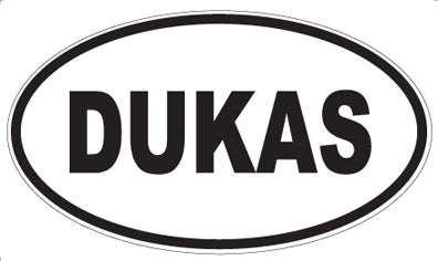 DUKAS - Oval Sticker