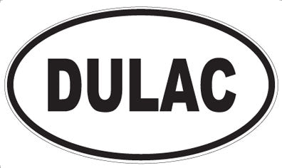 DULAC - Oval Sticker
