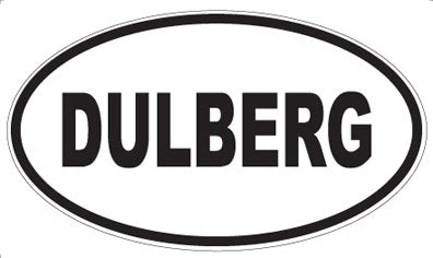 DULBERG - Oval Sticker