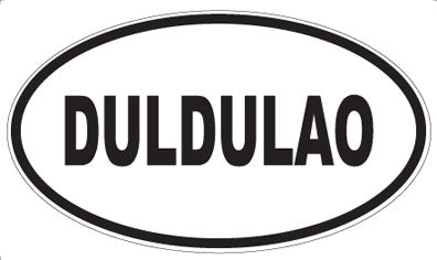 DULDULAO - Oval Sticker