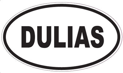 DULIAS - Oval Sticker