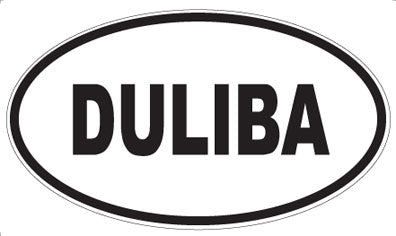 DULIBA - Oval Sticker