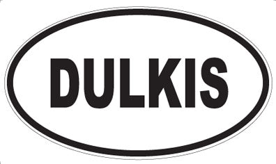 DULKIS - Oval Sticker
