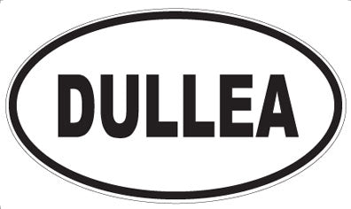 DULLEA - Oval Sticker
