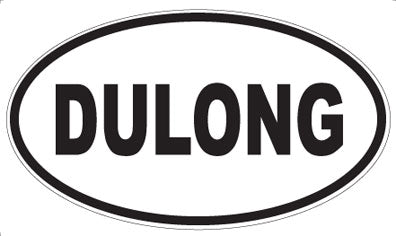 DULONG - Oval Sticker