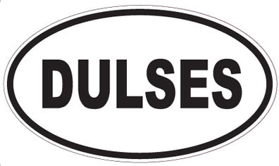 DULSES - Oval Sticker