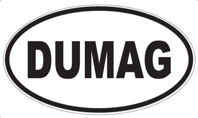 DUMAG - Oval Sticker