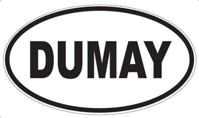 DUMAY - Oval Sticker