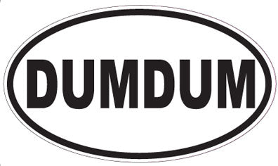 DUMDUM - Oval Sticker