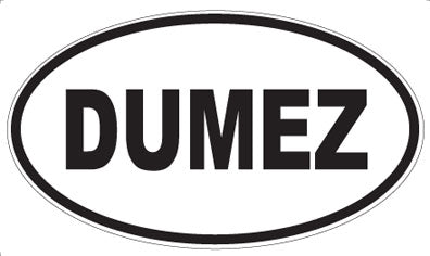 DUMEZ - Oval Sticker