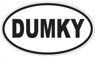 DUMKY - Oval Magnet