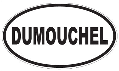 DUMOUCHEL - Oval Sticker