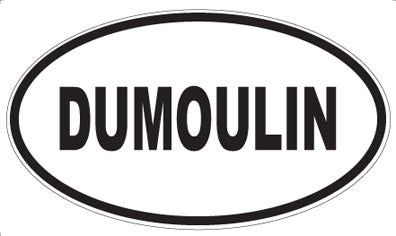 DUMOULIN - Oval Sticker