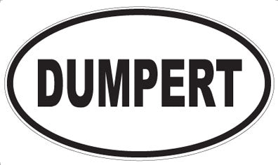DUMPERT - Oval Sticker