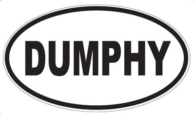 DUMPHY - Oval Sticker