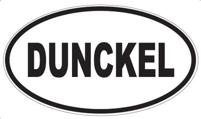 DUNCKEL - Oval Sticker