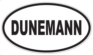 DUNEMANN - Oval Sticker