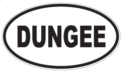 DUNGEE - Oval Sticker