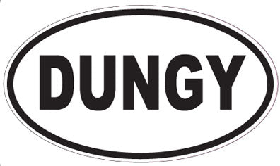 DUNGY - Oval Sticker