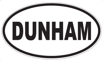DUNHAM - Oval Sticker