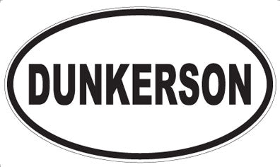 DUNKERSON - Oval Sticker