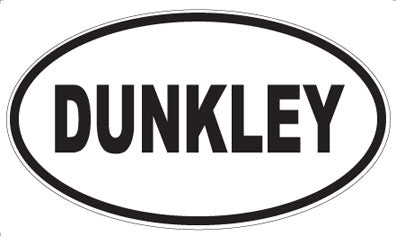 DUNKLEY - Oval Sticker