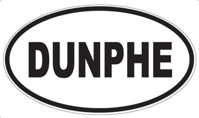 DUNPHE - Oval Sticker