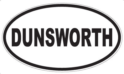 DUNSWORTH - Oval Sticker