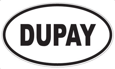 DUPAY - Oval Sticker