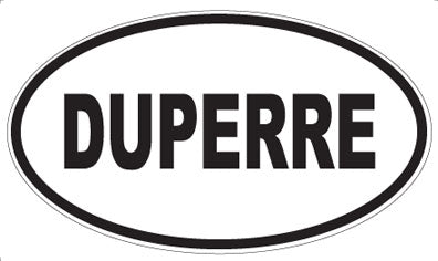 DUPERRE - Oval Sticker