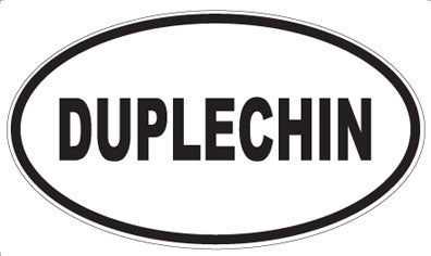 DUPLECHIN - Oval Sticker