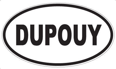 DUPOUY - Oval Sticker