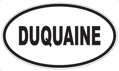 DUQUAINE - Oval Sticker