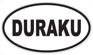 DURAKU - Oval Sticker