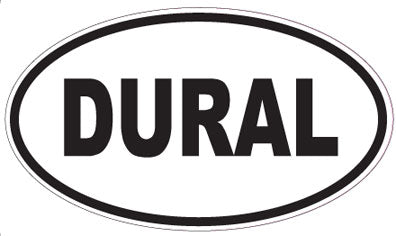 DURAL - Oval Sticker