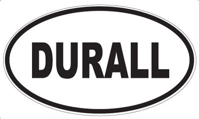 DURALL - Oval Sticker