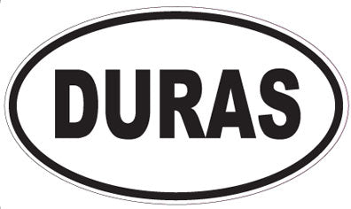 DURAS - Oval Sticker