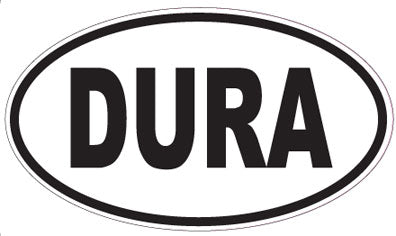 DURA - Oval Sticker