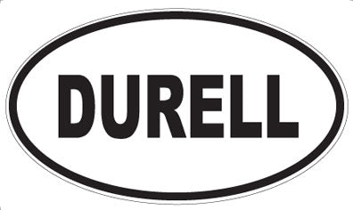 DURELL - Oval Sticker
