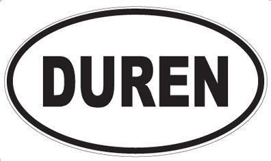 DUREN - Oval Sticker
