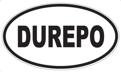 DUREPO - Oval Sticker