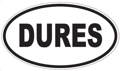 DURES - Oval Magnet
