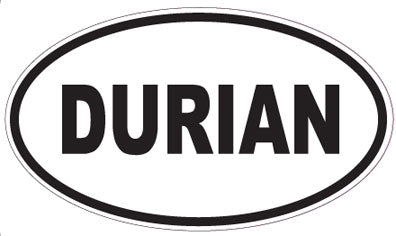 DURIAN - Oval Sticker