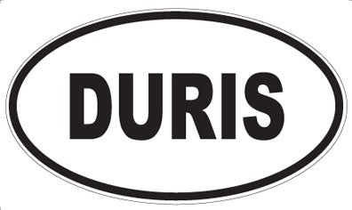 DURIS - Oval Sticker