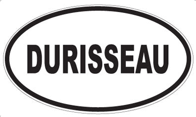DURISSEAU - Oval Sticker