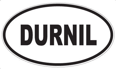 DURNIL - Oval Sticker