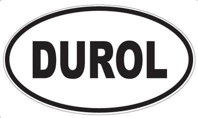 DUROL - Oval Sticker