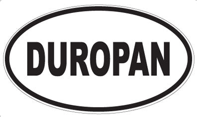 DUROPAN - Oval Sticker